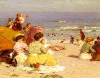 Potthast, Edward Henry - Beach Scene